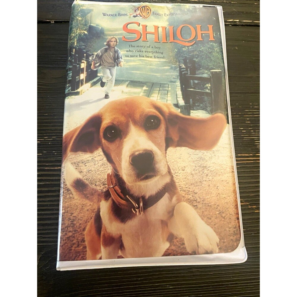 Warner Home Video Shiloh VHS NTSC Full Screen PG 1996 w/ Clamshell